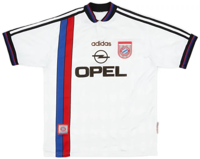 adidas 1996-98 Bayern Munich Away Shirt - 6/10 - (XL.Boys)