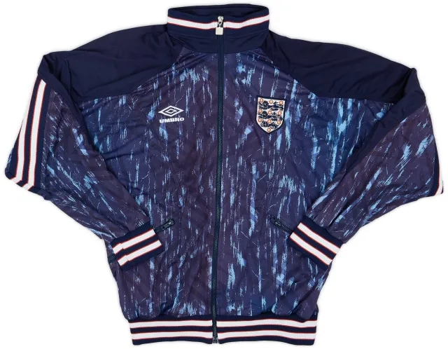 1994-96 England Umbro Track Jacket - 9/10 - (M)