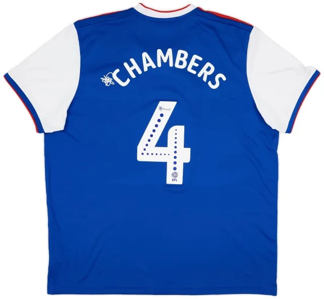 adidas 2018-19 Ipswich Home Shirt Chambers #4 - 9/10 - (XXL)