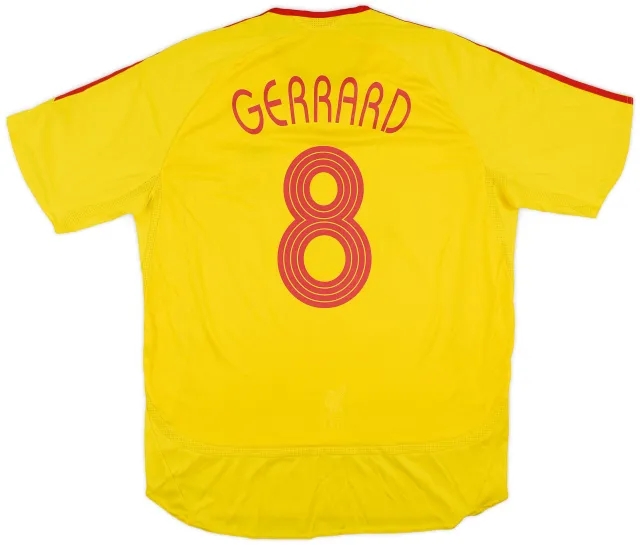 adidas 2006-07 Liverpool Away Shirt Gerrard #8 - 5/10 - (XL)