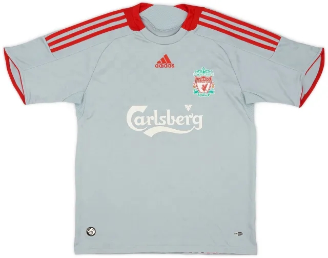 adidas 2008-09 Liverpool Away Shirt - 7/10 - (XL.Boys)