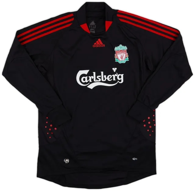 adidas 2008-09 Liverpool GK Shirt - 7/10 - (M)