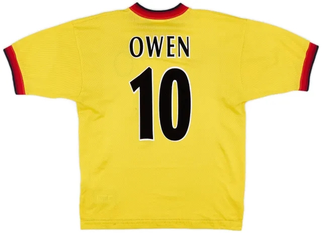 Reebok 1997-99 Liverpool Away Shirt Owen #10 - 7/10 - (L)