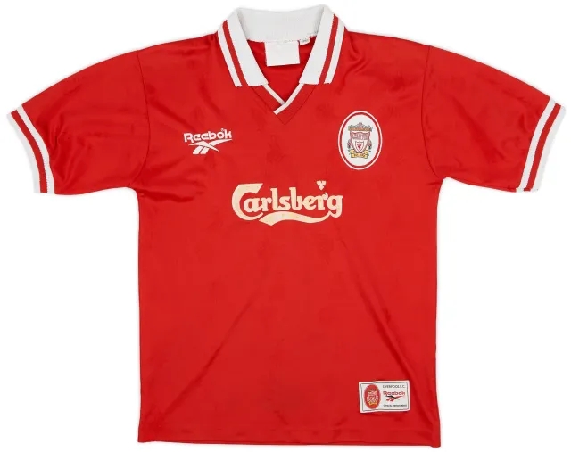 Reebok 1996-98 Liverpool Home Shirt - 5/10 - (L.Boys)