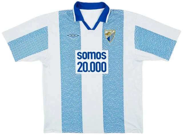 Umbro 2004-05 Malaga 'Somos 20.000' Home Shirt - 6/10 - (XL)