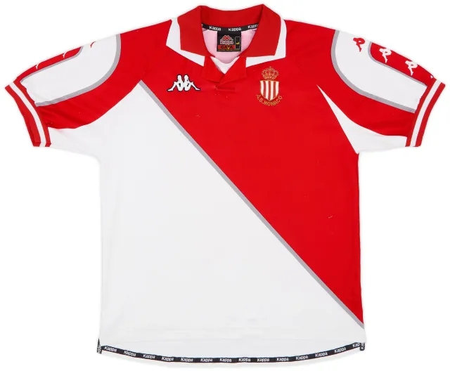 Kappa 1998-99 Monaco Home Shirt - 8/10 - (L)