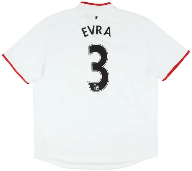 Nike 2012-14 Manchester United Away Shirt Evra #3 - 5/10 - (XL)