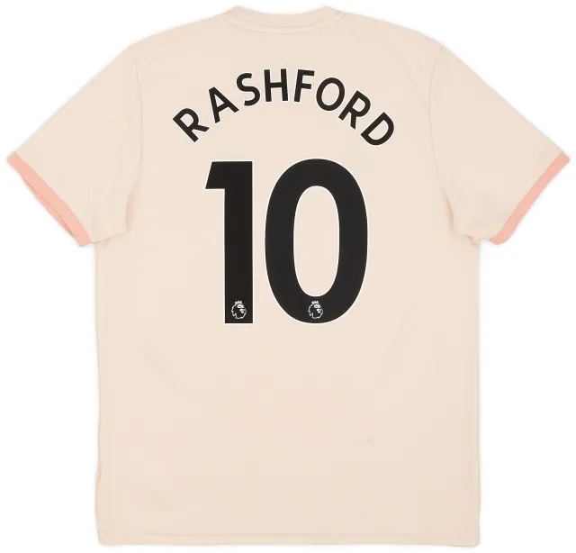 adidas 2018-19 Manchester United Away Shirt Rashford #10 - 6/10 - (L)