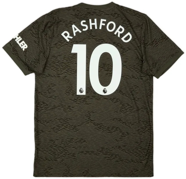 adidas 2020-21 Manchester United Away Shirt Rashford #10 - 10/10 - (L)