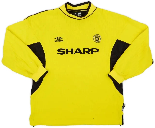 Umbro 1999-00 Manchester United GK Shirt - 7/10 - (L.Boys)