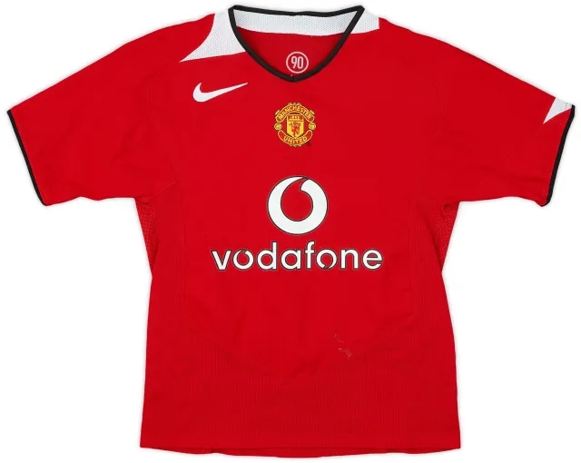Nike 2004-06 Manchester United Home Shirt - 6/10 - (S.Boys)