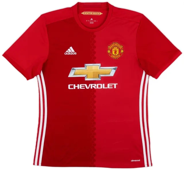 adidas 2016-17 Manchester United Home Shirt - 5/10 - (M)