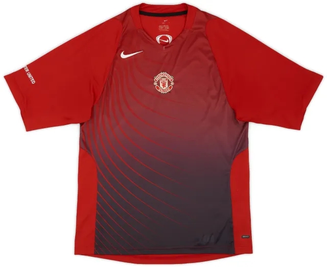 2006-07 Manchester United Nike Training Shirt - 6/10 - (S)