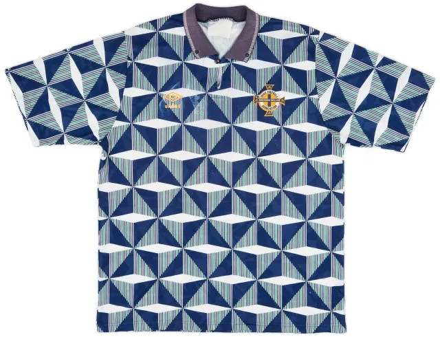 Umbro 1990-92 Northern Ireland Away Shirt - 5/10 - (XL)