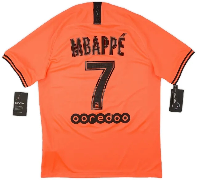 Nike 2019-20 Paris Saint-Germain Away Shirt Mbappe #7 (M)