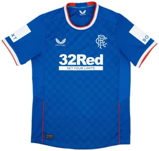 Castore 2022-23 Rangers Home Shirt - 9/10 - (L)