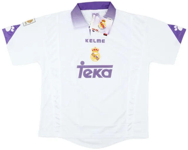 Kelme 1997-98 Real Madrid Home Shirt (L)
