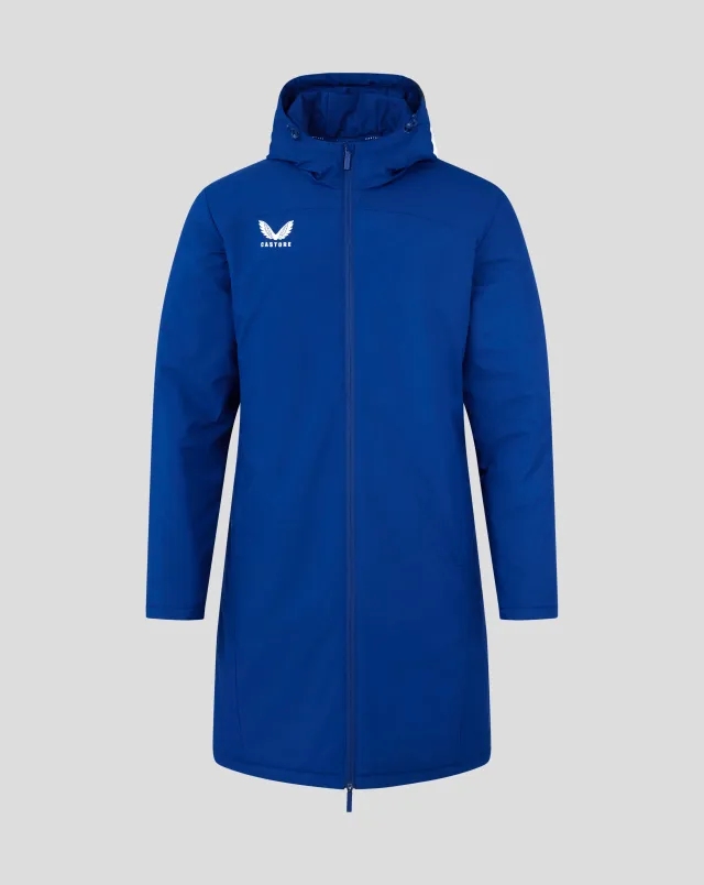 Castore Mens Long Length Bench Jacket - Caviar