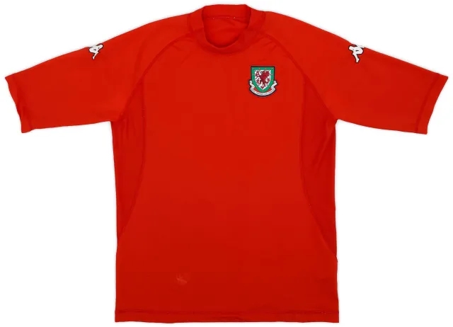 Kappa 2000-01 Wales Home Shirt - 9/10 - (XL)
