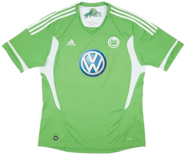 adidas 2011-12 Wolfsburg Home Shirt - 6/10 - (XL)
