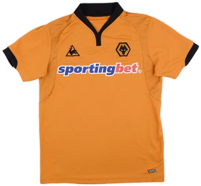 LeCoqSportif 2009-10 Wolves Home Shirt - 7/10 - (M)