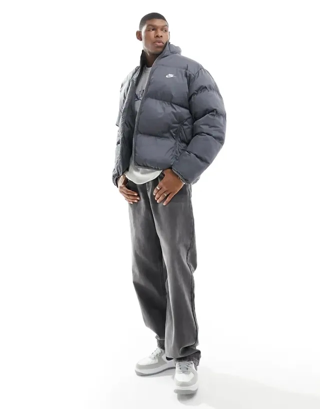 Nike Club Puffer Men Jackets - Grey