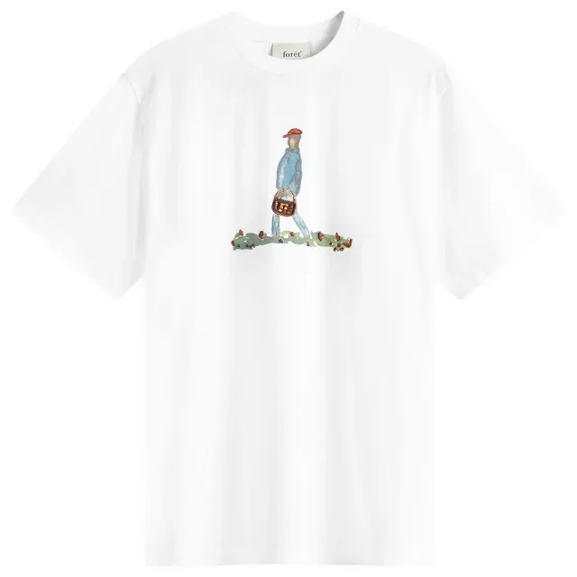 Foret Men's Hunt T-Shirt White