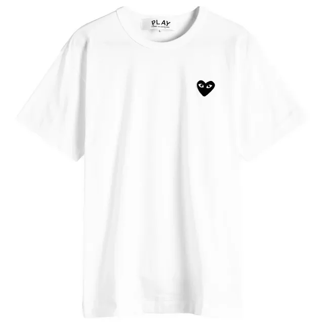 Comme des Garçons Play Men's Basic Logo T-Shirt White/Black