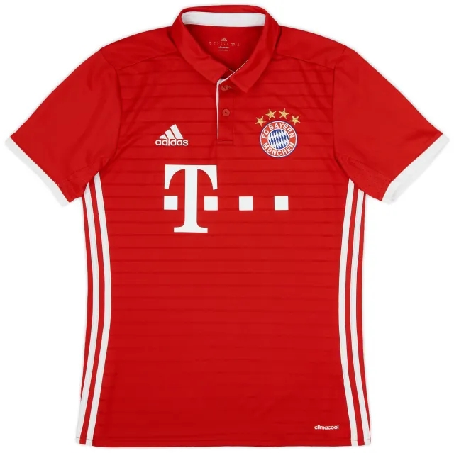 adidas 2016-17 Bayern Munich Home Shirt - 9/10 - (S)