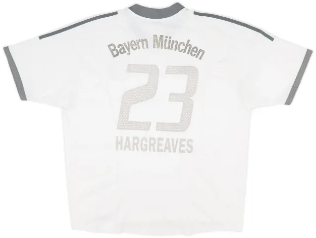 adidas 2002-03 Bayern Munich Away Shirt Hargreaves #23 - 6/10 - (XL)