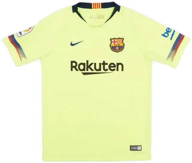 Nike 2018-19 Barcelona Away Shirt - 6/10 - (L.Boys)