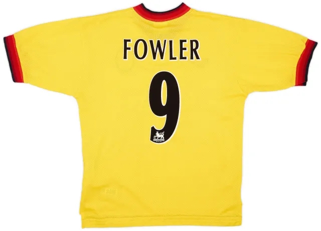 Reebok 1997-99 Liverpool Away Shirt Fowler #9 - 9/10 - (M)