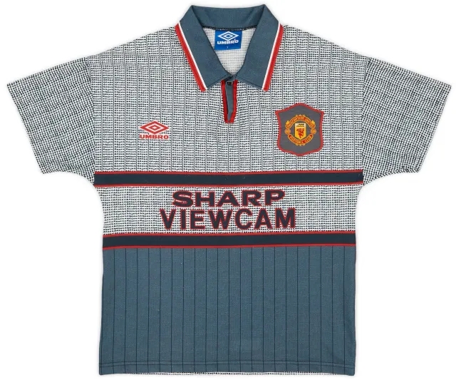 Umbro 1995-96 Manchester United Away Shirt - 9/10 - (Y)