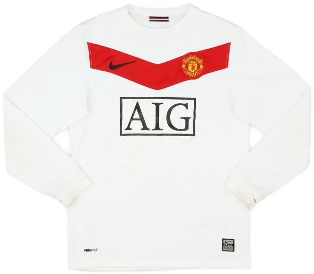 Nike 2009-10 Manchester United GK Shirt - 6/10 - (M.Boys)
