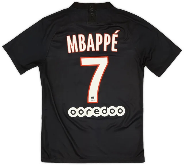 Nike 2019-20 Paris Saint-Germain Fourth Shirt Mbappe #7 - 9/10 - (S)