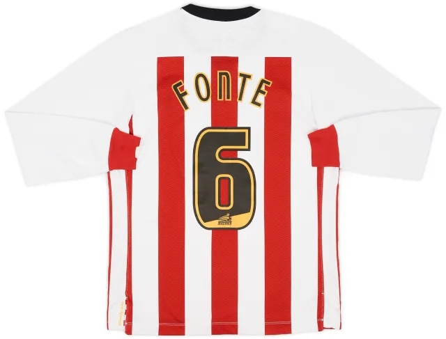 Umbro 2011-12 Southampton Home L/S Shirt Fonte #6 - 7/10 - (S)