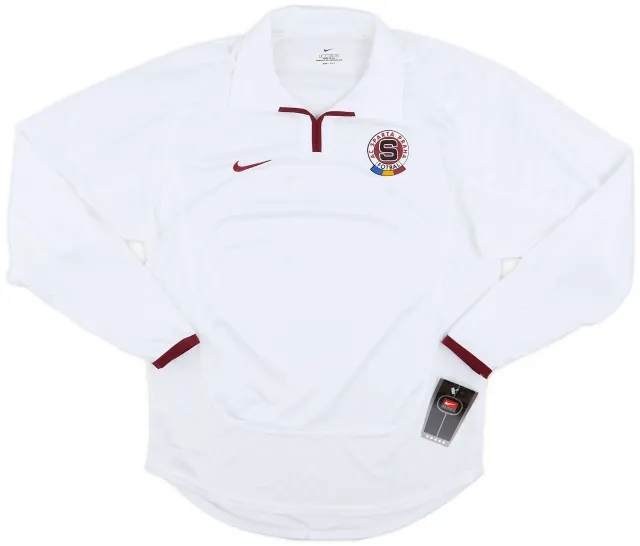 Nike 2001-03 Sparta Prague Player Issue Away L/S Shirt (S)