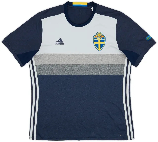 adidas 2016-17 Sweden Away Shirt - 8/10 - (M)