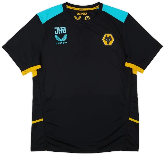 2021-22 Wolves Staff Issue Castore Training Shirt 'LHB' - 9/10 - (M)