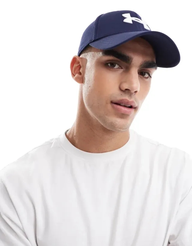 Men's  Under Armour  Blitzing Cap Midnight Navy / White XL/XXL
