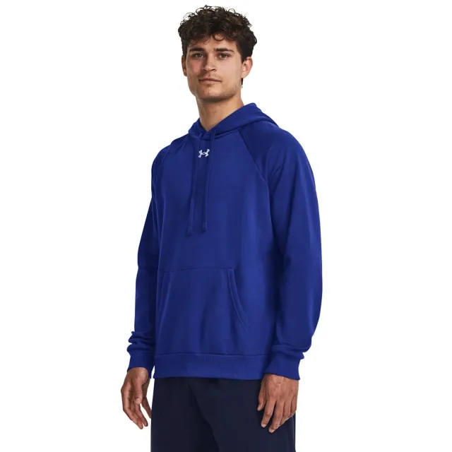 Sweatshirt Under Armour Rival Fleece Hoodie Blue Xxl
