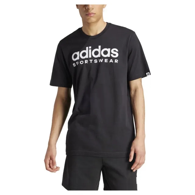 adidas  SPW TEE  men's T shirt in Black