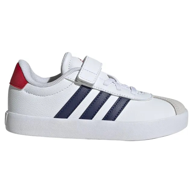 adidas  VL COURT 3.0 EL C  girls's Children's Shoes (Trainers) in White