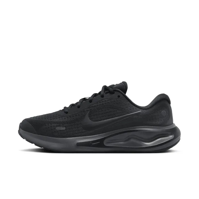 Nike Running Journey Run Trainers In Triple Black