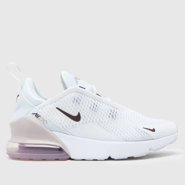 Nike Infant Air Max 270 Trainer - White - Size 12 - White
