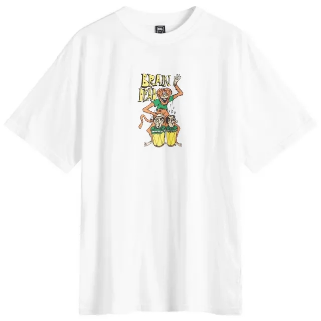 Brain Dead Men's Bongo Brain T-Shirt White