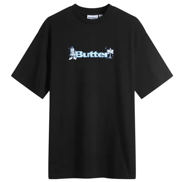 Butter Goods Men's Quest Logo T-Shirt Black