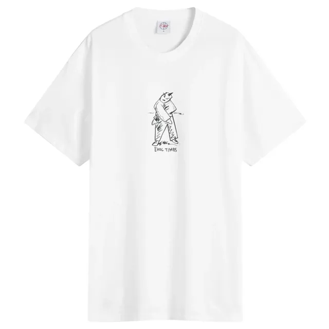 Polar Skate Co. Men's Evol Times T-Shirt White