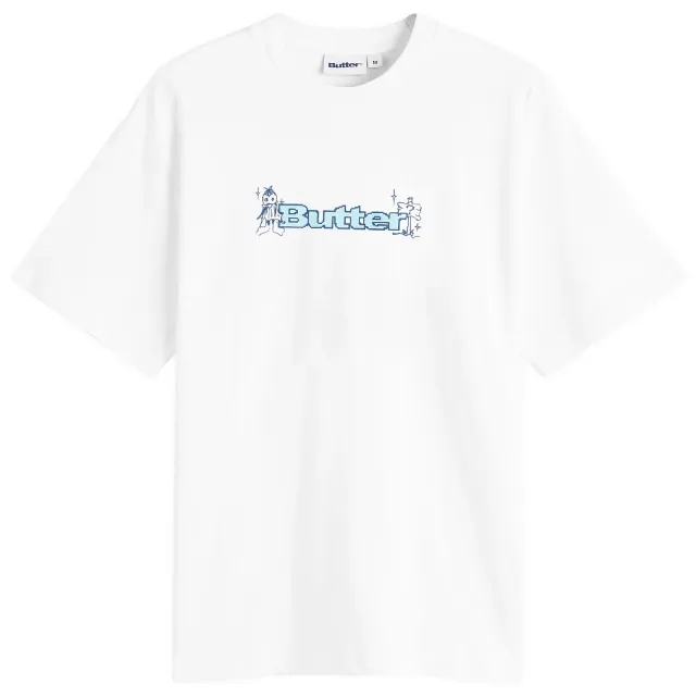 Butter Goods Men's Quest Logo T-Shirt White