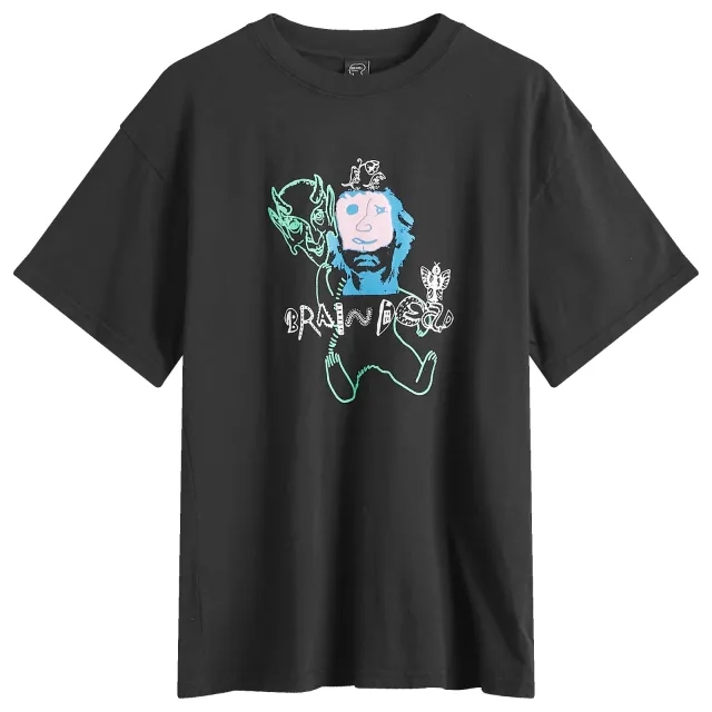 Brain Dead Men's Masks T-Shirt Black
